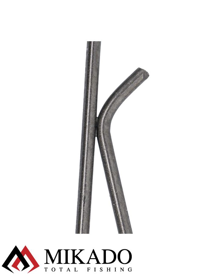 Застежка Mikado Hanging BN размер M.  тест 14 кг. (12 шт.)