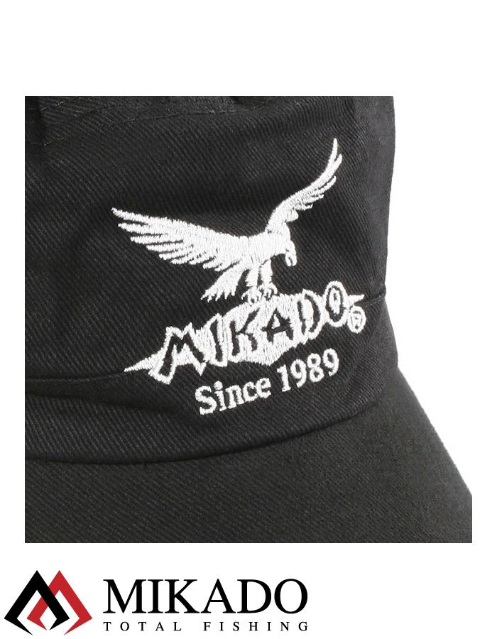 Бейсболка с фонариком 5 LED Mikado ULED05 чёрная