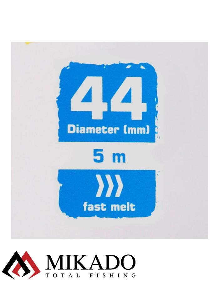 Запасная ПВА сетка Mikado 44 мм., 5 м. (шпуля) быстрое растворение